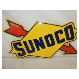 26X13 HEAVY METAL SUNOCO ARROW SIGN 