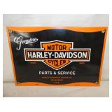 12X9 PORC. Harley Davidson SIGN 