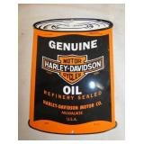 8X12 HARLEY DAVIDSON OIL CAN SIGN 