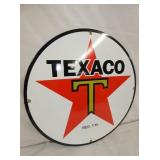 VIEW 2 LEFTSIDE TEXACO REPLICA  PUMP PLATE 