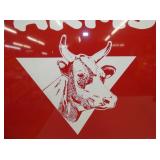 VIEW 2 CLOSE UP REPLICA SIGN W/COW 