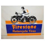 30X24 FIRESTONE MOTORCYCLE TIRES SIGN 