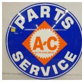 24IN HEAVY METAL ALLIS CHALMERS SIGN 