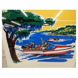 VIEW 2 CLOSE UP REPLICA SIGN W/BOAT