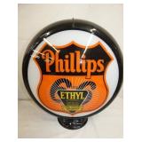 VIEW 2 SIDE 2 PHILLIPS ETHYL REPLICA GLOBE