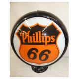 VIEW 2 SIDE 2 PHILLIPS 66 REPLICA GLOBE
