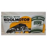 26X12 PORC CITIES SERVICE REPLICA SIGN