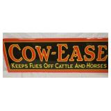 42X14 EMB. COW-EASE REPLICA SIGN