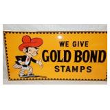36X18 GOLD BOND STAMPS REPLICA SIGN 