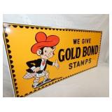 VIEW 3 LEFTSIDE GOLD BOND STAMPS SIGN