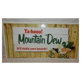 74X42  YAHOO MT. DEW REPLICA SIGN