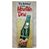 14X42 EMB. YAHOO MT. DEW SIGN