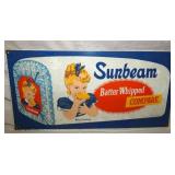 15X8 PORC. SUNBEAM BREAD REPLICA SIGN