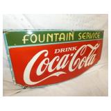 VIEW 2 LEFTSIDE COCA-COLA REPLICA SIGN