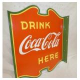 VIEW 2 CLOSE UP COKE REPLICA FLANGE SIGN