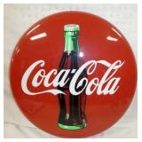 20IN. METAL COCA-COLA REPLICA BUTTON