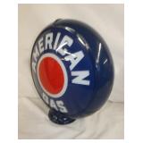 VIEW 2 SIDE 2 AMERICAN GAS REPLICA GLOBE