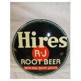 12IN. PORC. HIRES ROOT BEER REPLICA SIGN