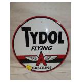 12IN. TYDOL FLYING A GASOLINE SIGN