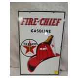 12X18 PORC. FIRE CHIEF PUMP PLATE #2