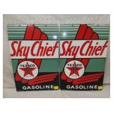 12X18 PORC. SKY CHIEF REPLICA PUMP PLATE