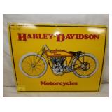 14X11 EMB. HARLEY DAVIDSON REPLICA SIGN