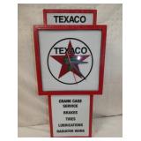 12X24 TEXACO LIGHTUP REPLICA CLOCK
