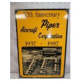 10X14 PORC. 5OTH ANNV. PIPER AIRCRAFT