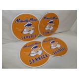 VIEW 2 CLOSE UP MNUTE MAN REPLICA SIGNS