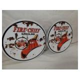 VIEW 2 CLOSE UP FIRE CHIEF REPLICA SIGNS