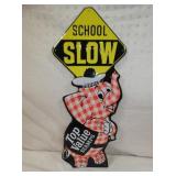 8X23 EMB. DIE CUT TOP VALUE STAMPS SIGN