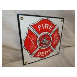 VIEW 2 LEFTSIDE FIRE DEPT. SIGN