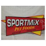 30X14 EMB. SPORTMIX PET FOODS SIGN