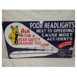 28X10 PORC. ASK FOR A BEAR SAFETY SIGN