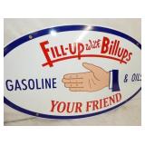 VIEW 2 CLOSE UP BILLUPS REPLICA SIGN