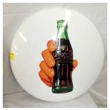16IN. WHITE Coca Cola REPLICA BUTTON #1