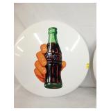 16IN. WHITE CocaCola REPLICA BUTTON #2