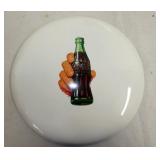 12IN. WHITE Coca Cola REPLICA BUTTON