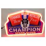 17X11 CHAMPION NEON REPLICA SIGN