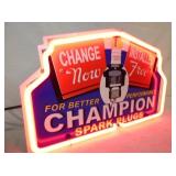 VIEW 2 CLOSE UP CHAMPION W/SPARKPLUG