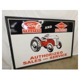 VIEW 5 75X51 FORD TRACTOR REPLICA SIGN
