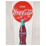 VIEW 2 CLOSE UP SELF FRAMED COKE SIGN