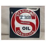 12IN. PORC STANDARD OIL REPLICA SIGN 