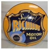 24IN. RICHLUBE MOTOR OIL SIGN 