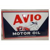 24X14 PORC. AVIO MOTOR OIL REPLICA SIGN 