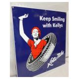 VIEW 3 W/LADY AND TIRE KELLY TIRES 