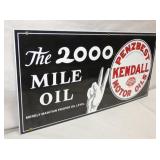 VIEW 3 THE 2000 MILE OIL KENDAL SIGN 