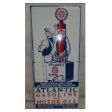 14X30 PORC ATLANTIC GASOLINE REPLICA SIGN 