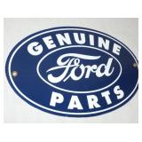 VIEW 3 LEFTSIDE PORC. FORD PARTS SIGN 