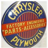 VIEW 2 CLOSEUP PORC. REPLICA SIGN 